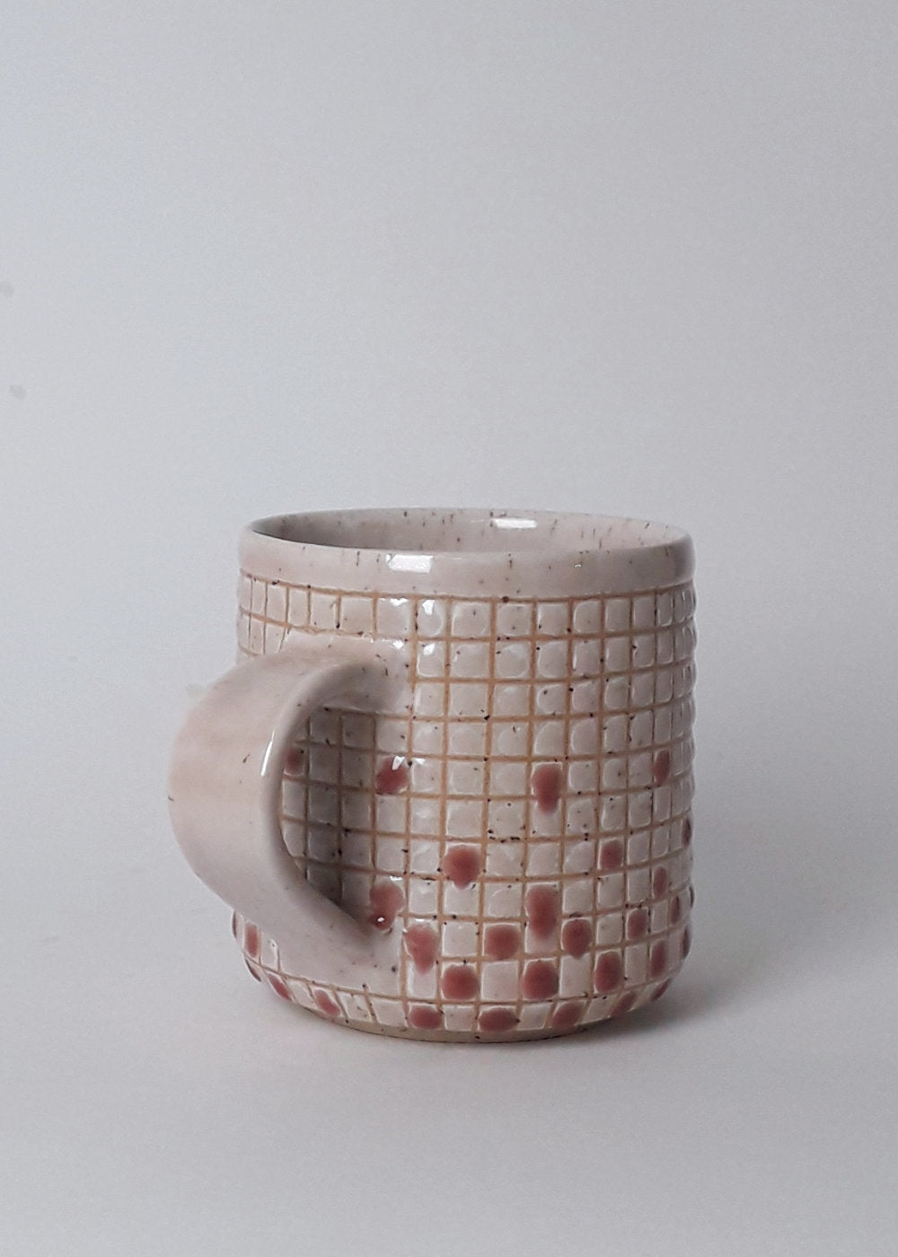 Kubek sensoryczny "Mleczno-truskawkowy 2" - Alike Pottery Studio