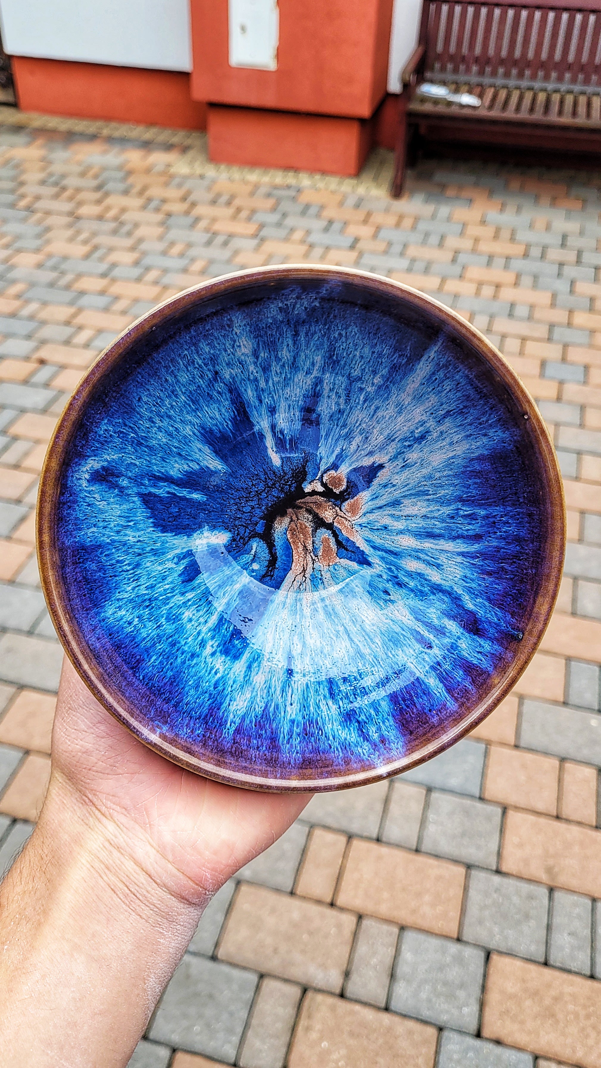 KJ-111 Stoneware Glaze Nebula Blue 473ml