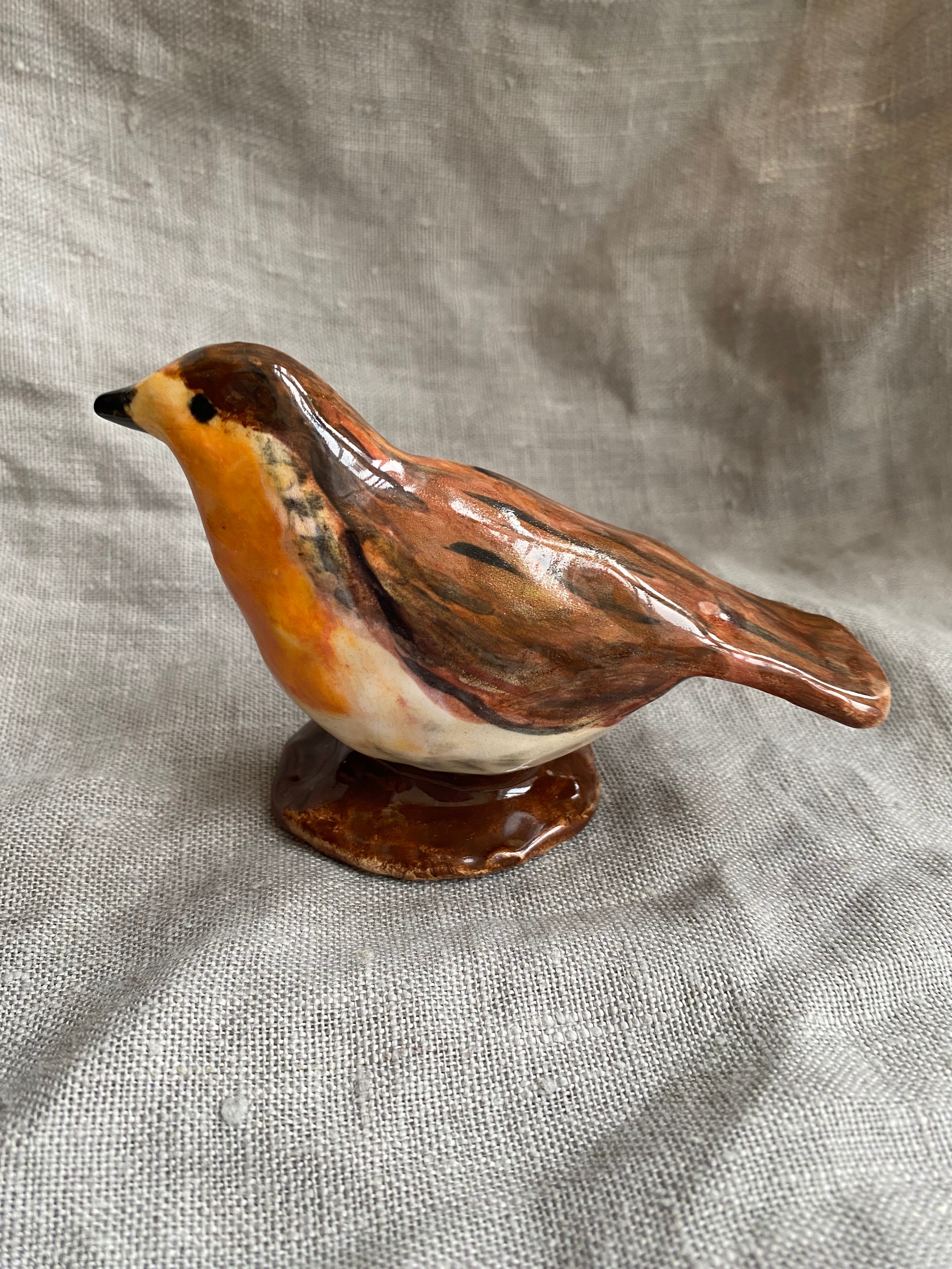 Figurka ptaszek rudzik - Alike Pottery Studio