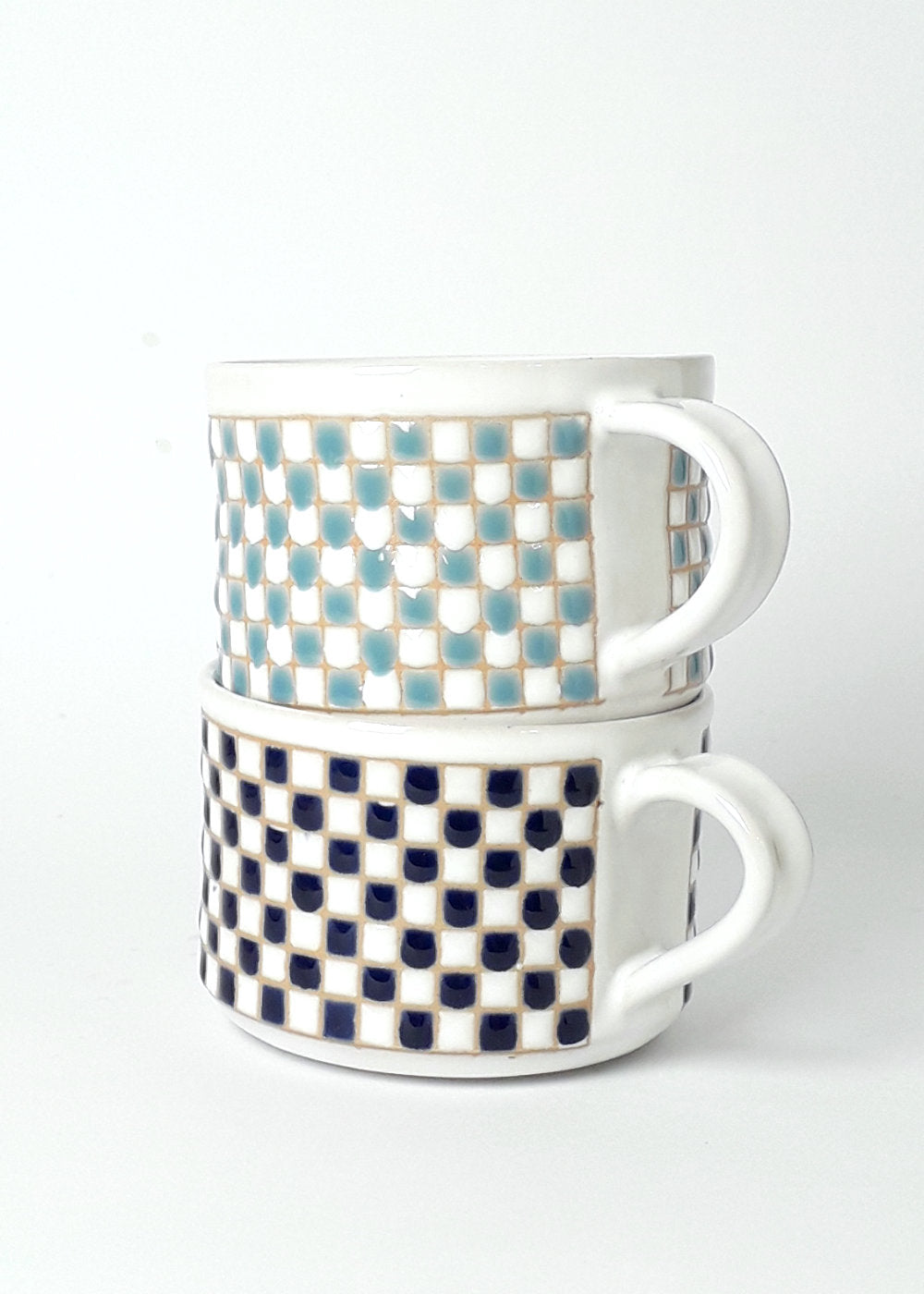 Kubki sensoryczne "Szachownica" - Alike Pottery Studio
