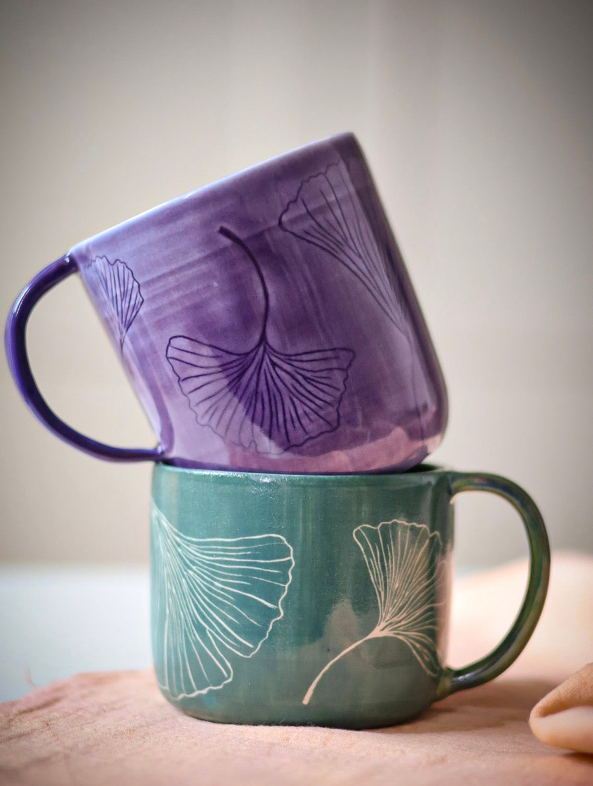 Kolekcja Happa - Porcelanowe kubki sgraffito i mishima