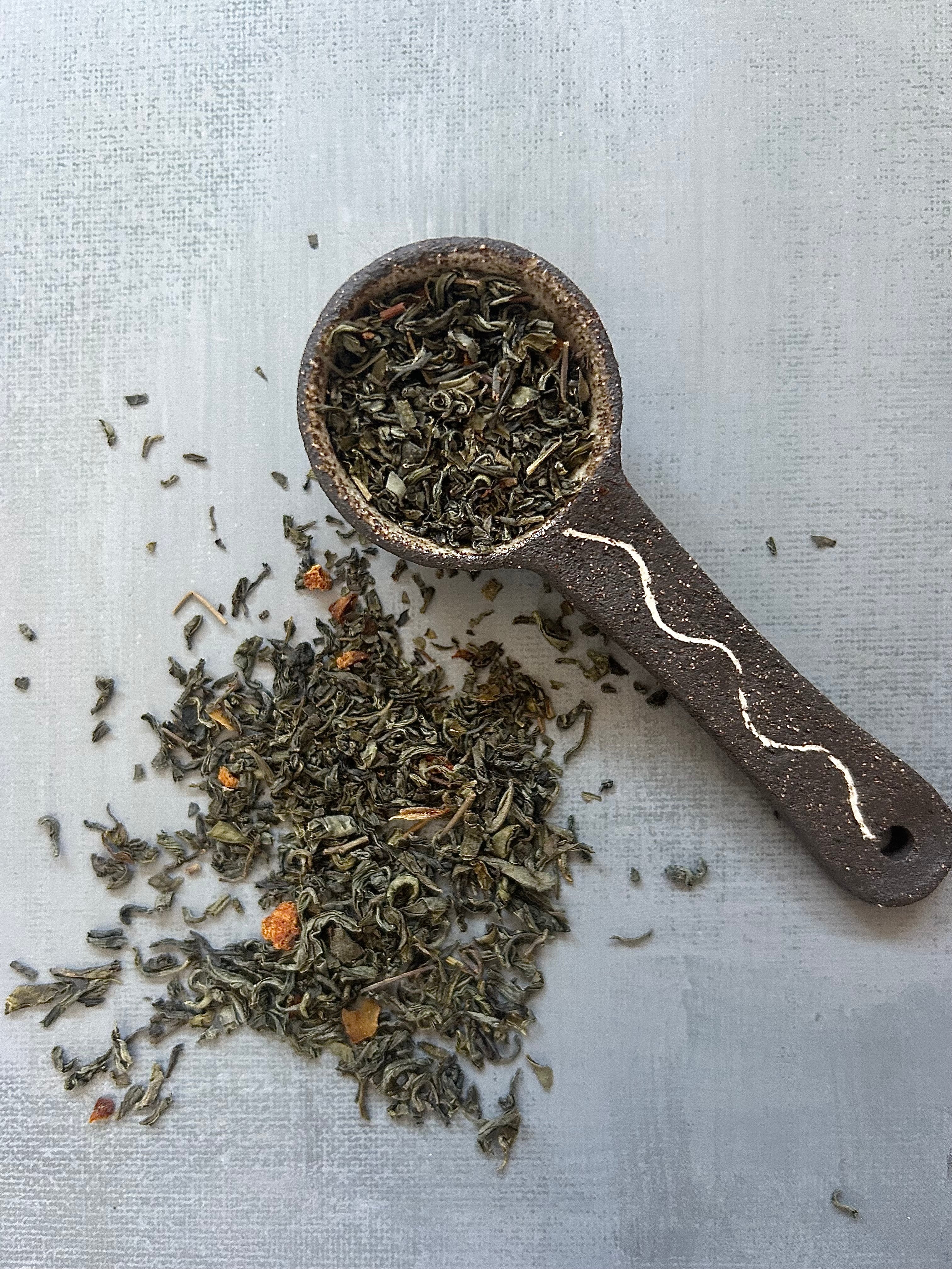 Ręcznie robiona ceramiczna łyżeczka – do kawy, soli i przypraw