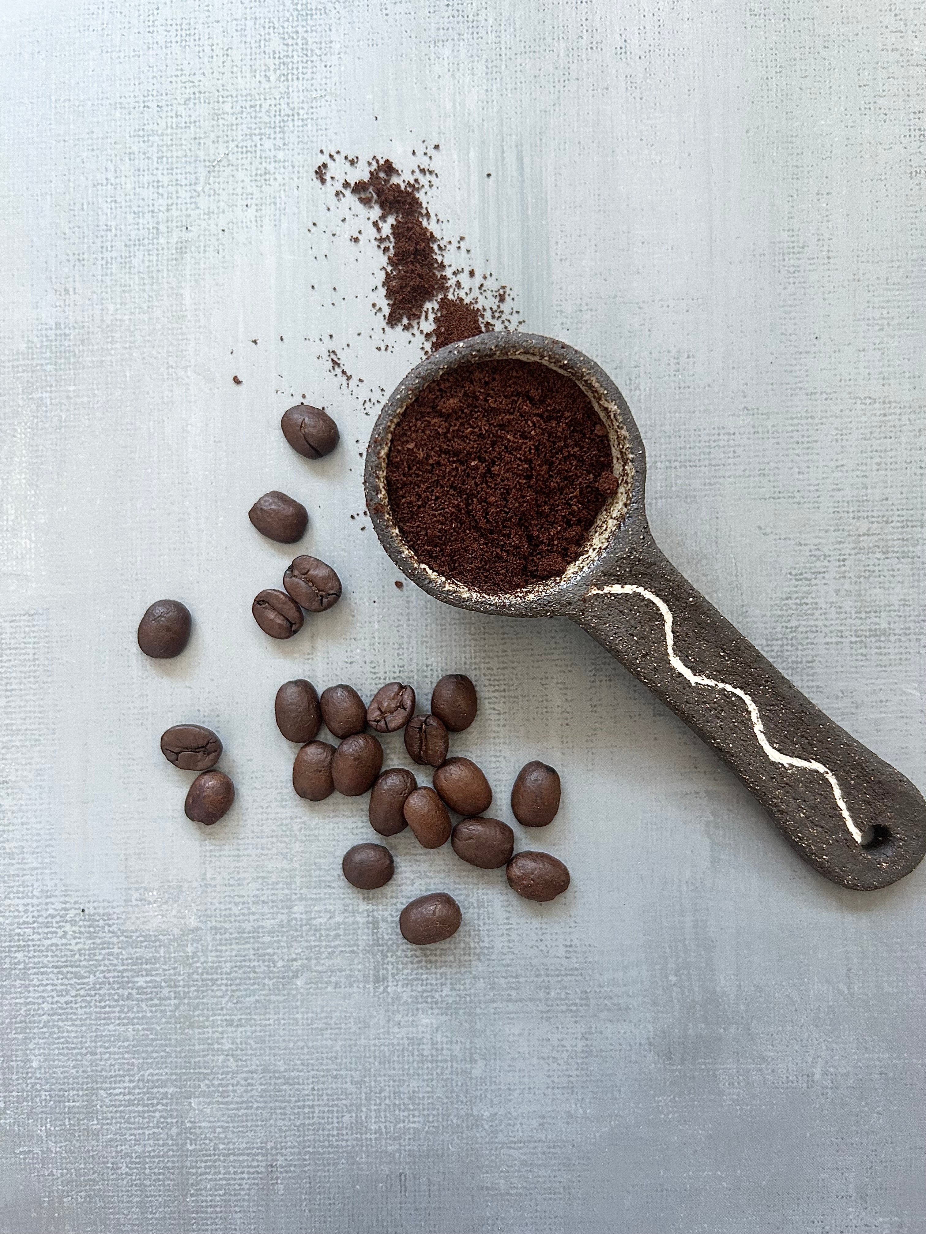 Ręcznie robiona ceramiczna łyżeczka – do kawy, soli i przypraw