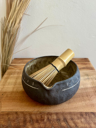 Czarka do Matcha – Ręcznie Robiona Ceramika | Seria White Horizon 330ml - Alike Pottery Studio