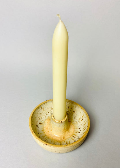 Świecznik słoneczny z kamionki