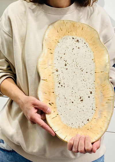 Patera duża w barwach lata - Alike Pottery Studio