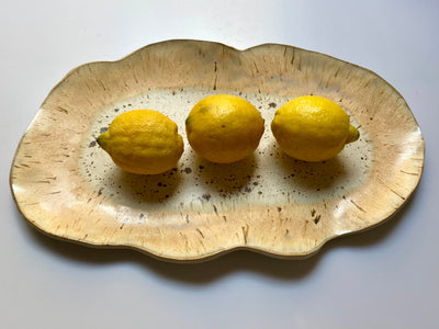 Patera duża w barwach lata - Alike Pottery Studio