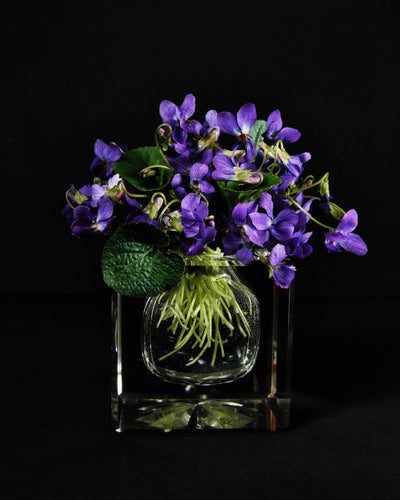 Fiołki w kryształowym kałamarzu - Alike Pottery Studio