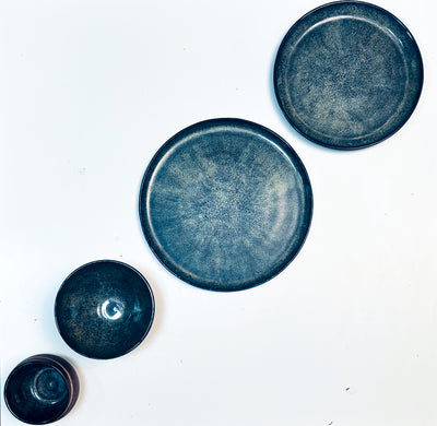 Zestawy Umi: 2 Talerze, Miseczka, Czarka nerikomi - Alike Pottery Studio