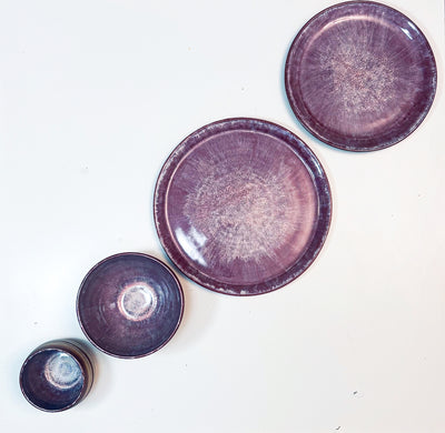 Zestawy Umi: 2 Talerze, Miseczka, Czarka nerikomi - Alike Pottery Studio