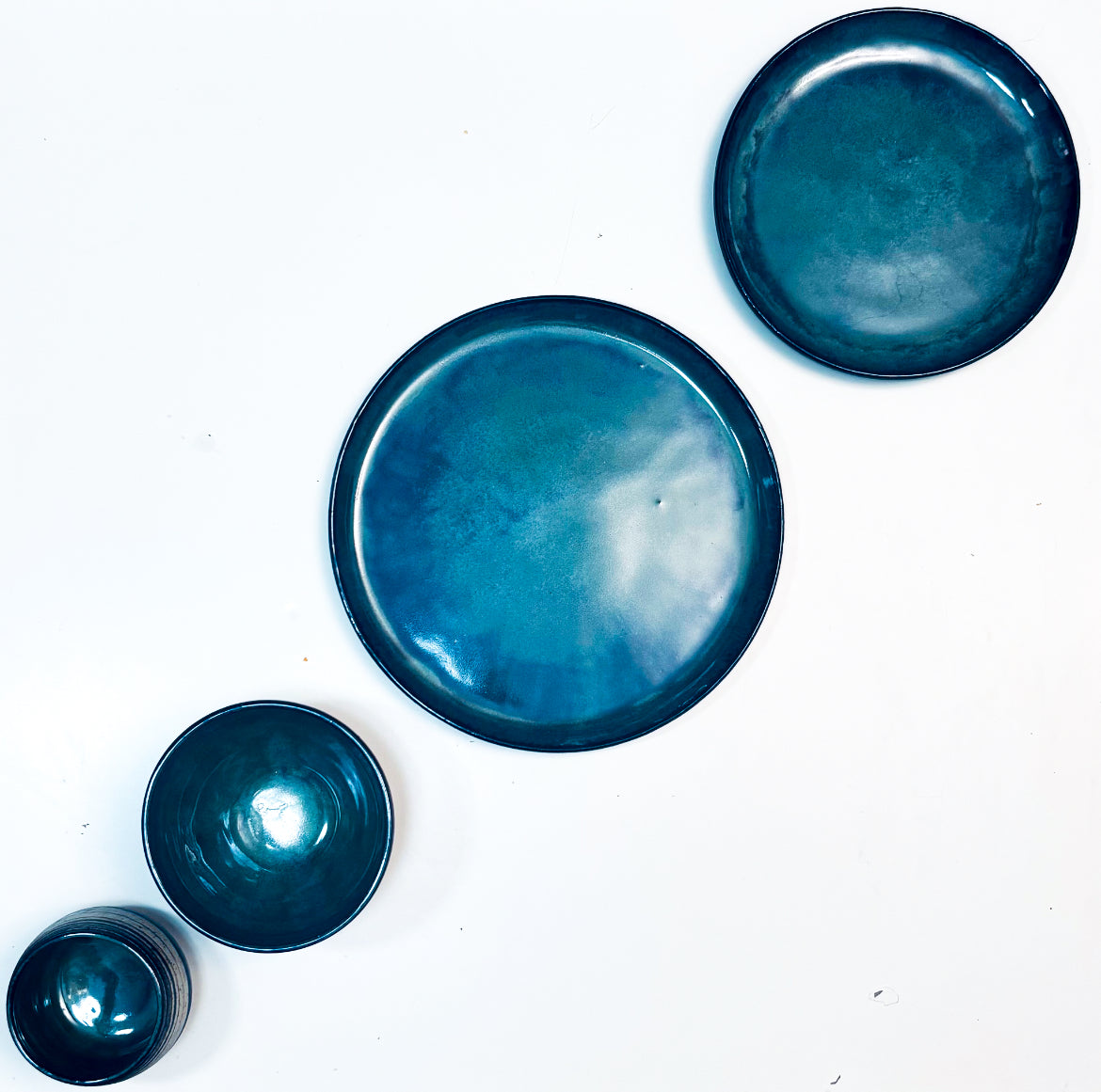 Zestawy Umi: 2 Talerze, Miseczka, Czarka nerikomi