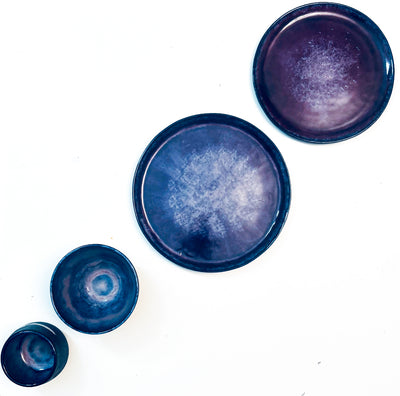 Zestawy Umi: 2 Talerze, Miseczka, Czarka nerikomi - Alike Pottery Studio