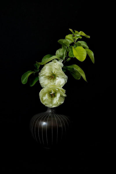 Gałązka kwitnącego pigwowca w wazonie - Alike Pottery Studio