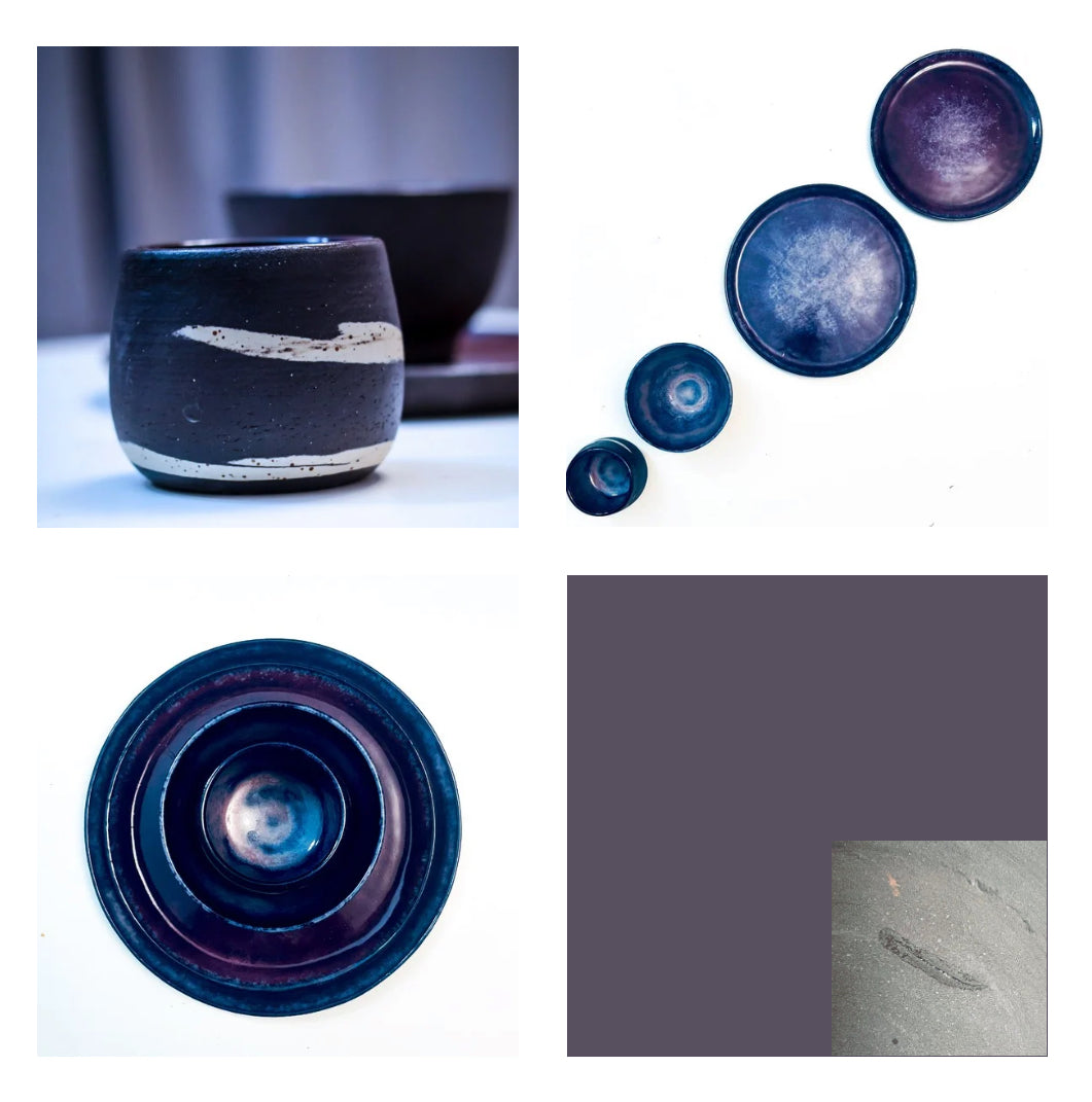 Zestawy Umi: 2 Talerze, Miseczka, Czarka nerikomi