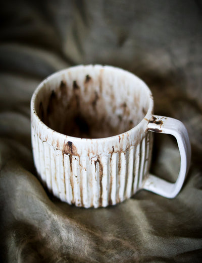 Kubki z ryflowaniem Takachiho i Aoshima (250-500ml) - Alike Pottery Studio