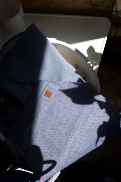 Fartuch garncarski Light Blue - Alike Pottery Studio