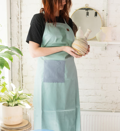 Fartuch garncarski Turquoise Light - Alike Pottery Studio
