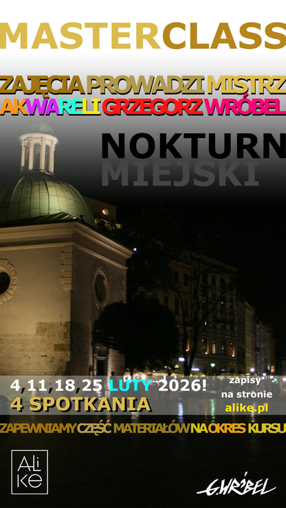 Masterclass Akwarelowy z Grzegorzem Wróblem – Luty