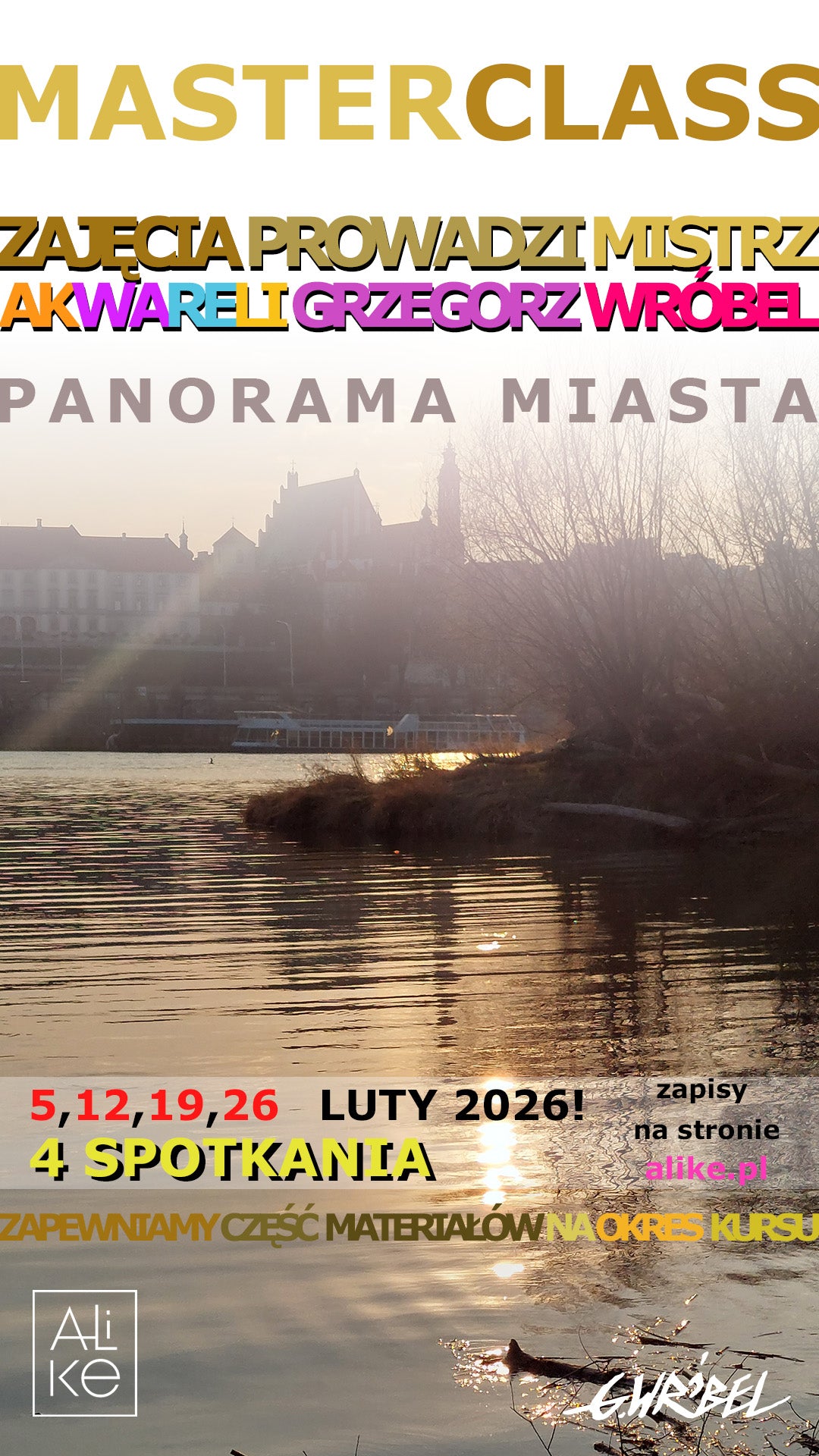 Masterclass Akwarelowy z Grzegorzem Wróblem – Luty