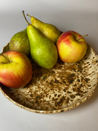 Misa z rzeźbionym brzegiem - Alike Pottery Studio