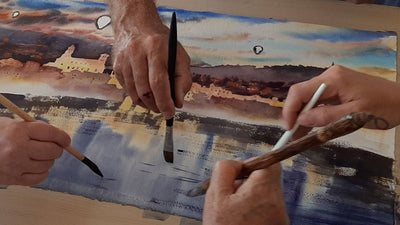 Zajęcia z akwareli - Alike Pottery Studio