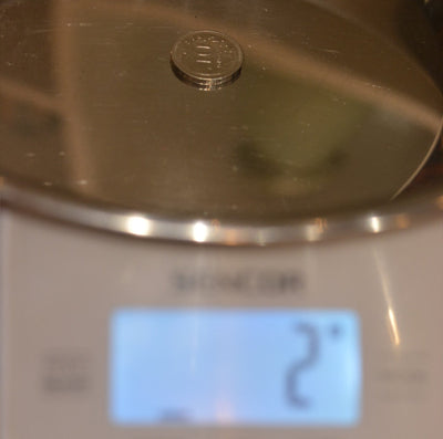 Porcelanowe kolczyki nakrapiane błękitem paryskim #10 - Alike Pottery Studio