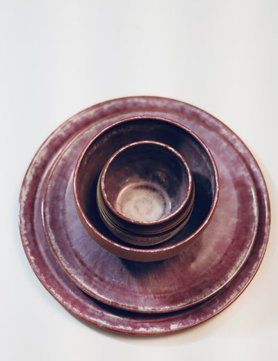 Zestawy Umi: 2 Talerze, Miseczka, Czarka nerikomi - Alike Pottery Studio