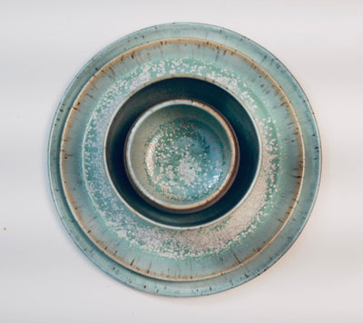 Zestawy Umi: 2 Talerze, Miseczka, Czarka nerikomi - Alike Pottery Studio