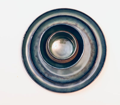 Zestawy Umi: 2 Talerze, Miseczka, Czarka nerikomi - Alike Pottery Studio