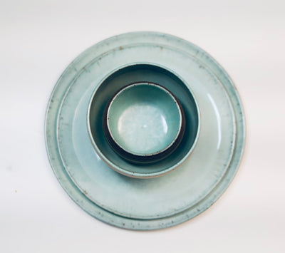 Zestawy Umi: 2 Talerze, Miseczka, Czarka nerikomi - Alike Pottery Studio