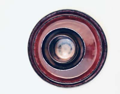 Zestawy Umi: 2 Talerze, Miseczka, Czarka nerikomi - Alike Pottery Studio