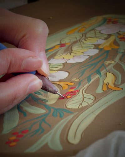 Malowanie i zdobienie talerzy w technice Sgraffito - Alike Pottery Studio