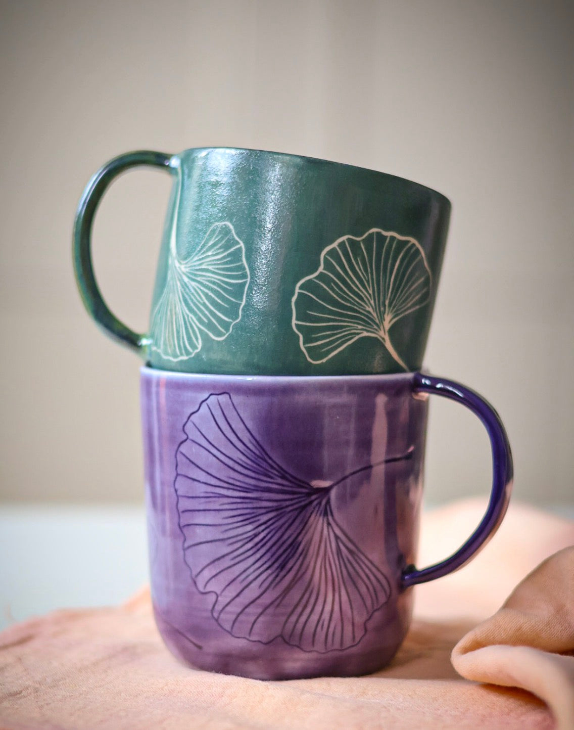 Kolekcja Happa - Porcelanowe kubki sgraffito i mishima